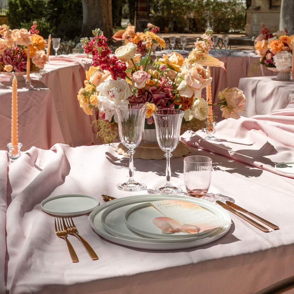Rose Weddings propose la coordination Jour J mariage Aix en Provence Marseille Avignon Côte d'Azur